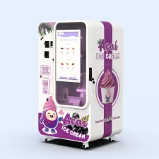 Máquina vending de helados Compact Corner| Servir en 15 segundos, control inteligente de aplicaciones